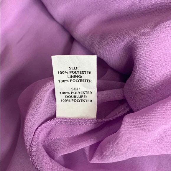 Ramy Brook Leon Ruffled A-Line Lilac Ruffle Sundress Size 7-8Y - Picture 3 of 5